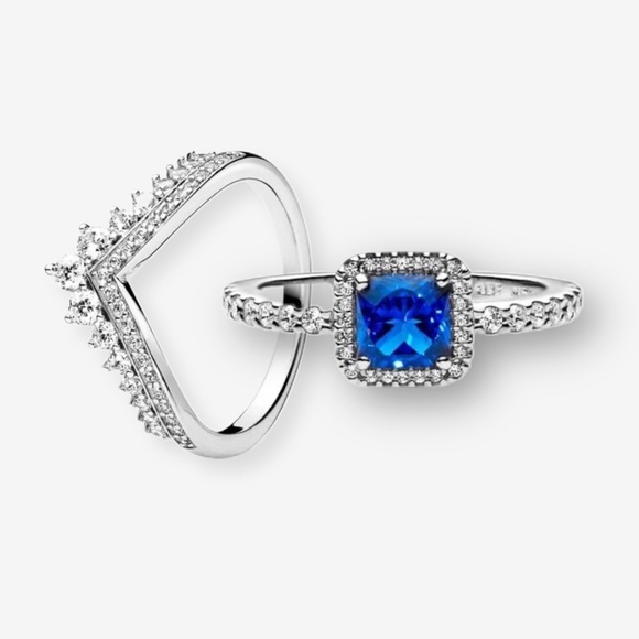 Pandora Jewelry - Pandora Timeless Ring Set (2 rings, not soldered) Was $165 new!